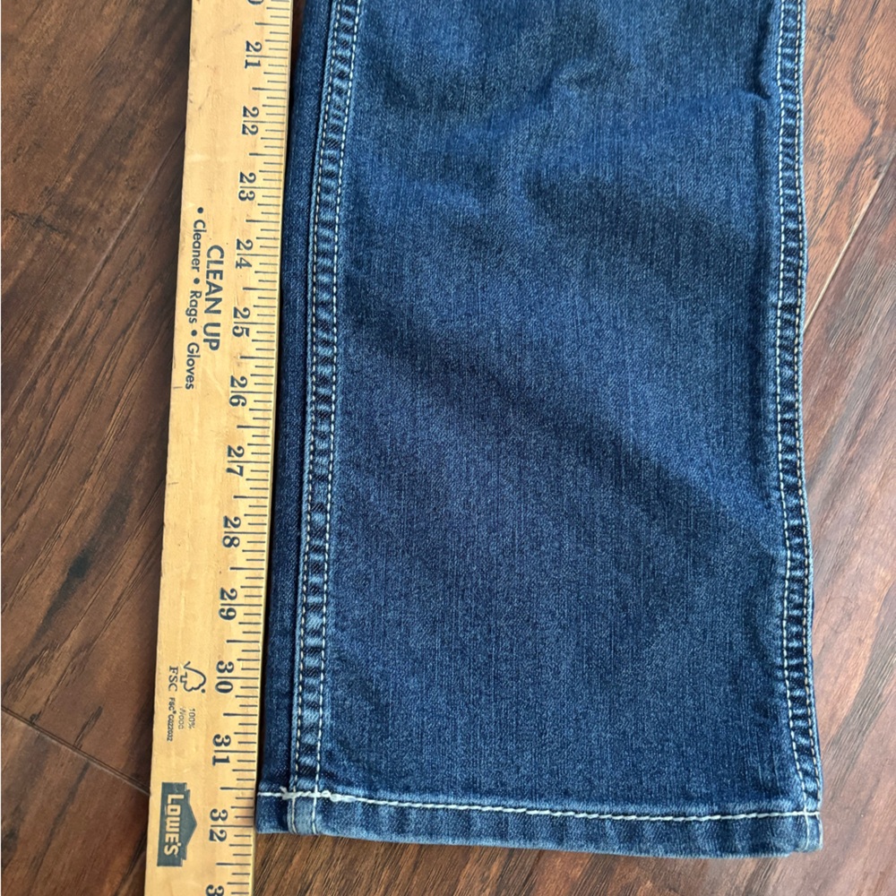 Ariat Rebar Mid Rise Durastretch Nightride Riveter Straight Jean L (fit like R) - Picture 13 of 14